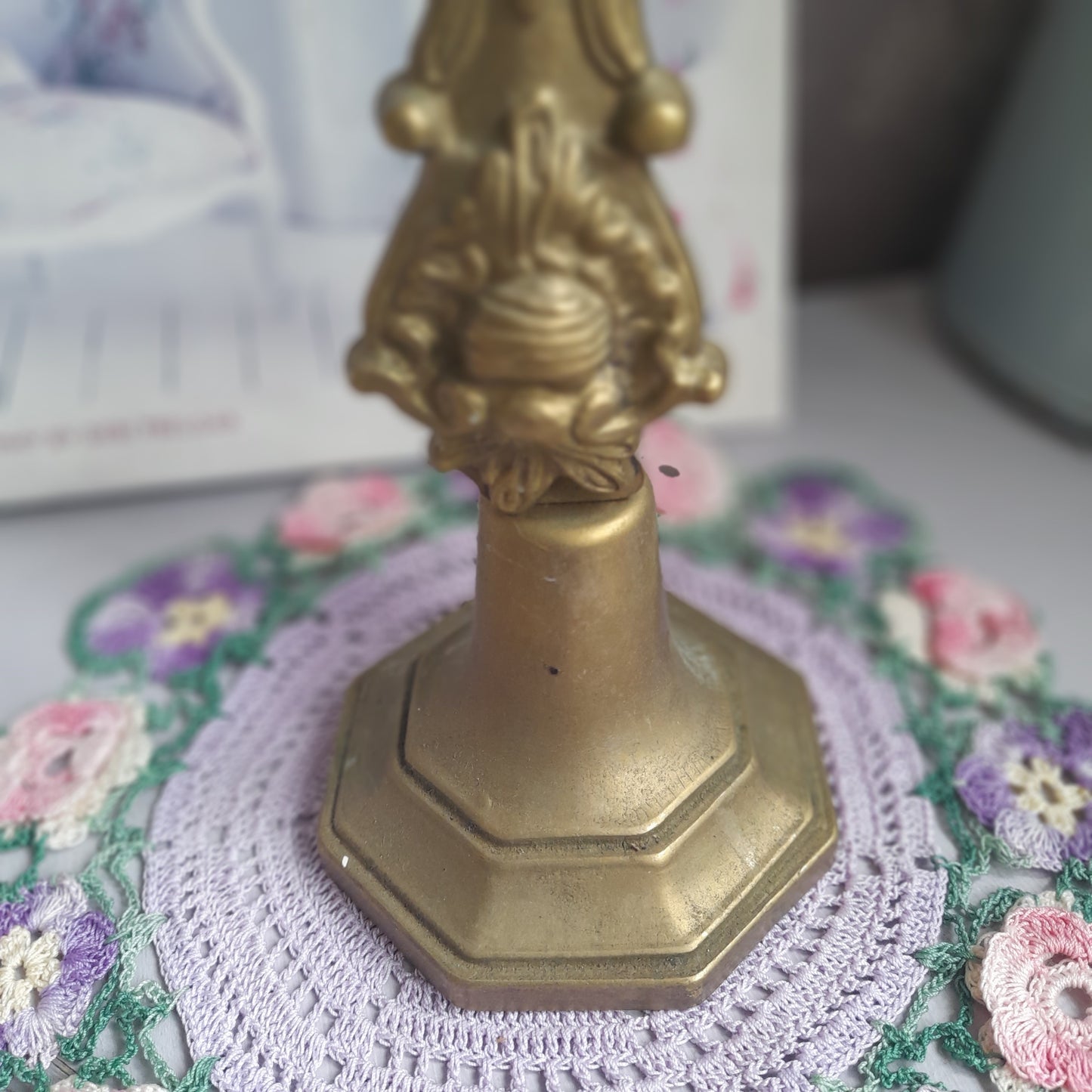 Vintage Solid Brass Crucifix Cross