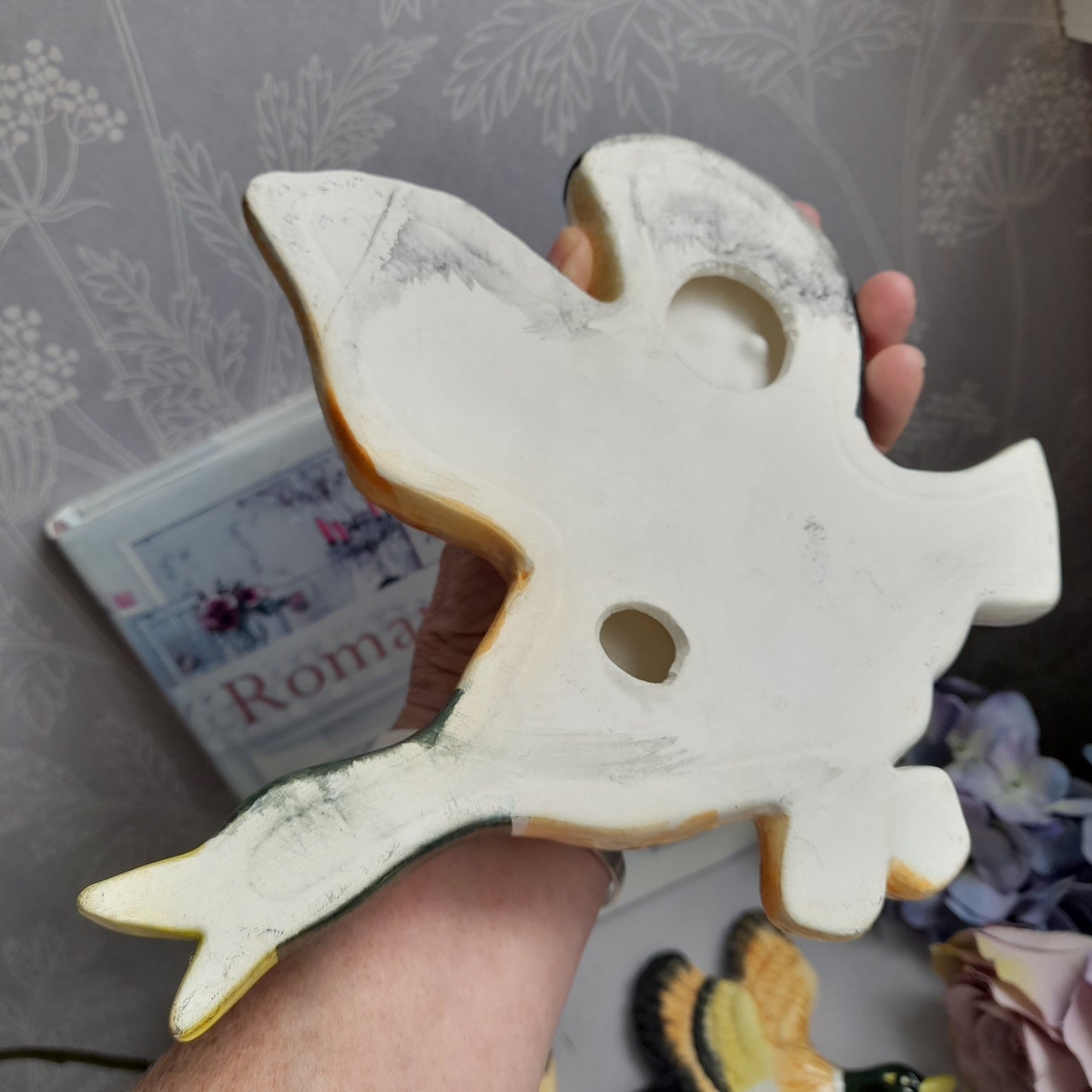 Vintage Set of 3 Graduating Ceramic Ducks for Wall Hanging