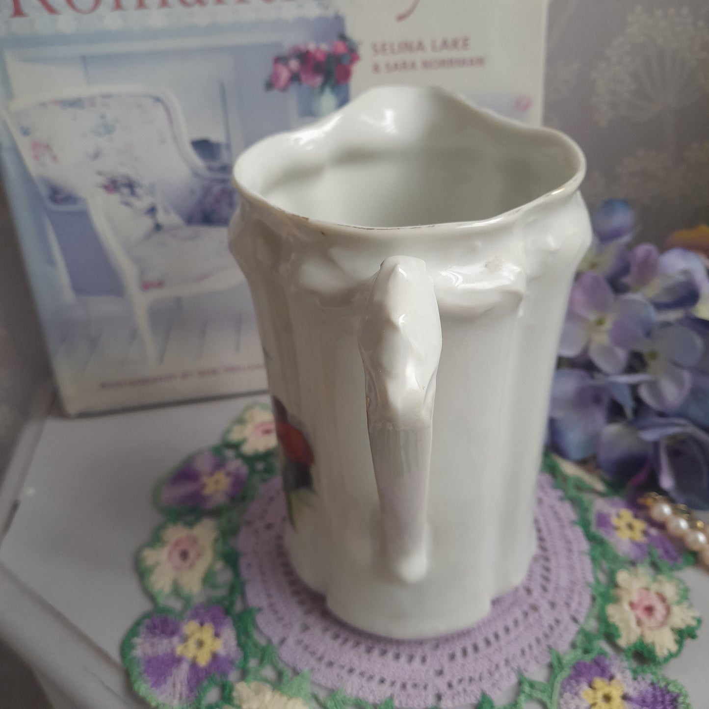 Rare Victorian Jug With Goal Scoring Football Player to Front