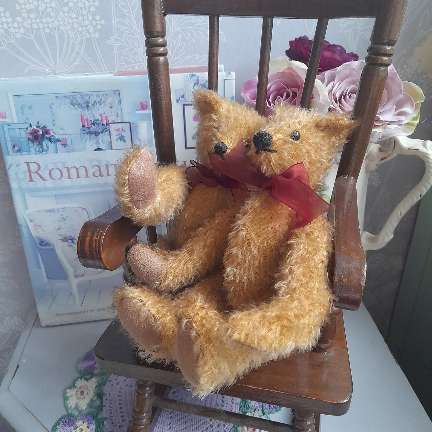 Darling Pair of Vintage Twin Mohair Teddy Bears