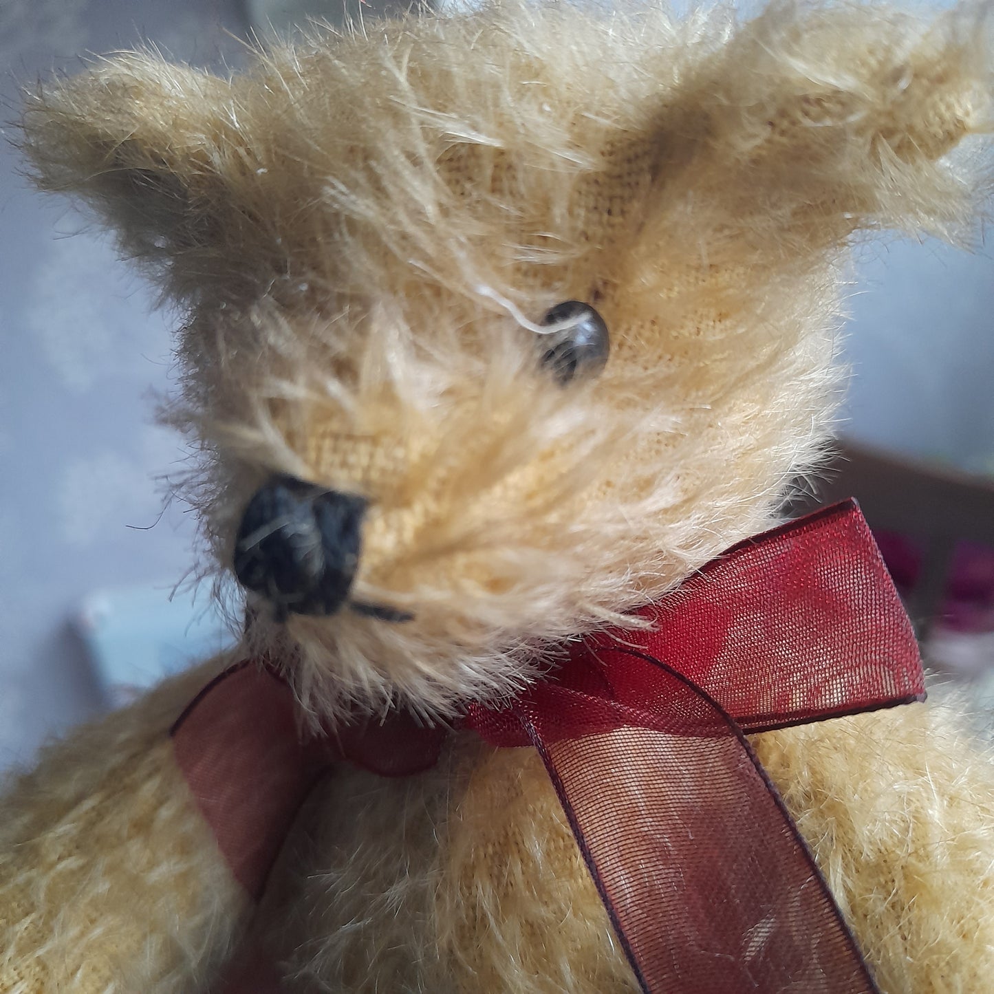 Darling Pair of Vintage Twin Mohair Teddy Bears