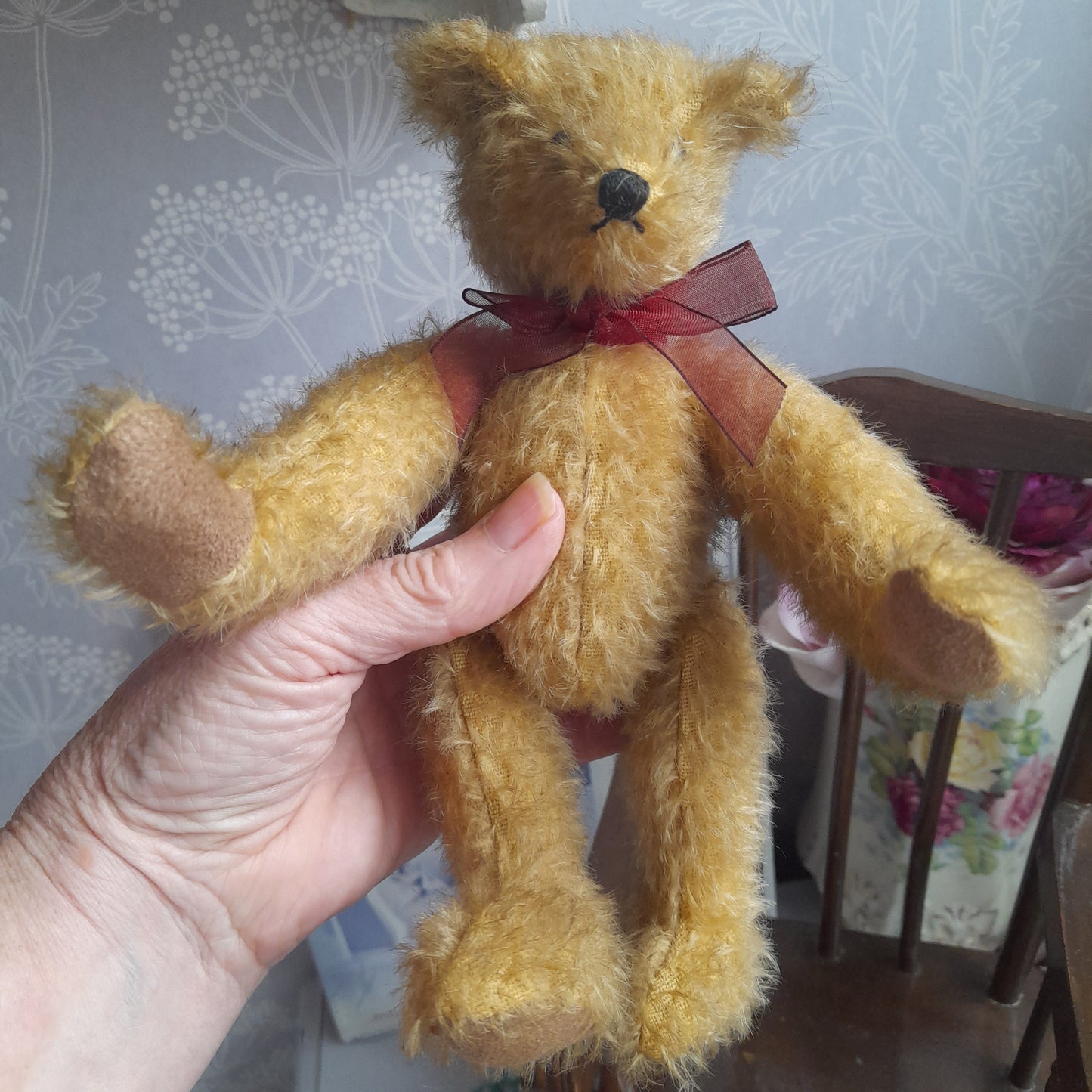 Darling Pair of Vintage Twin Mohair Teddy Bears
