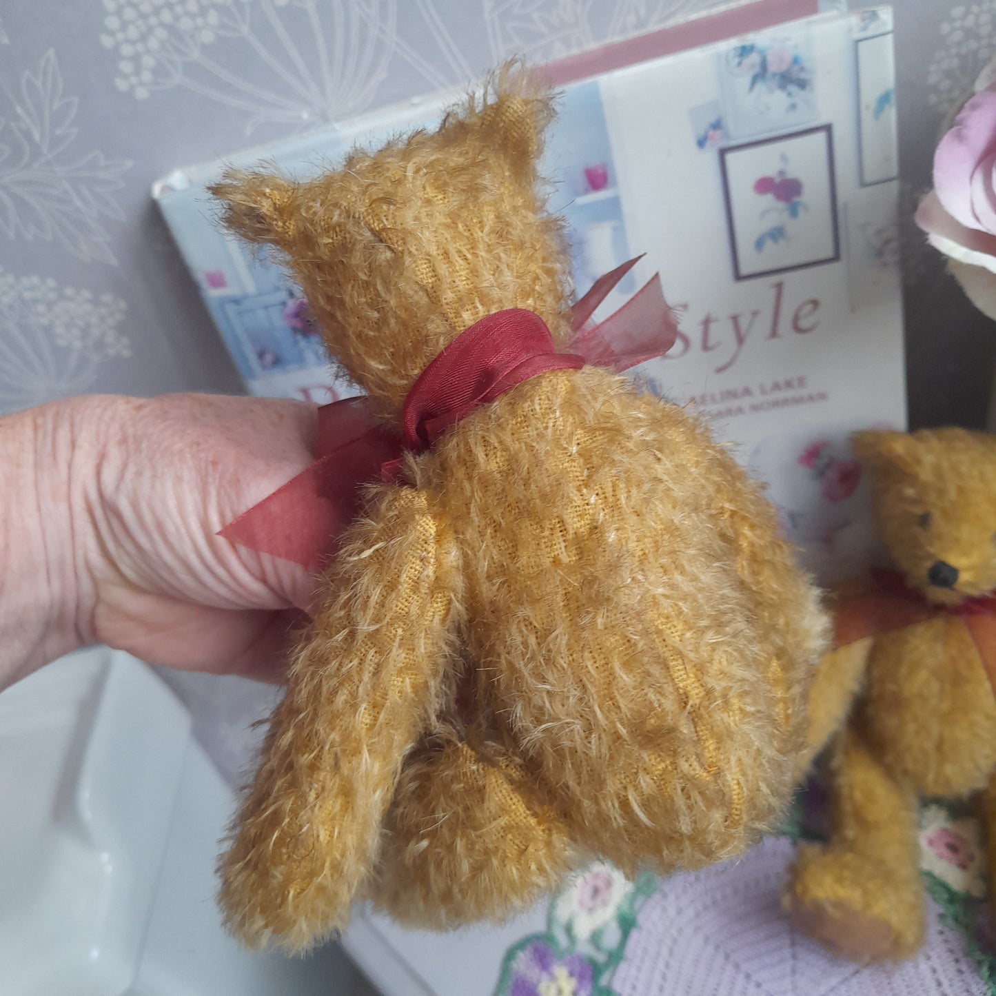 Darling Pair of Vintage Twin Mohair Teddy Bears