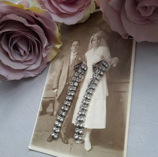 Art Deco Statement Wedding Earrings