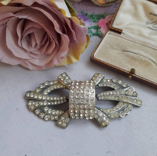 Art Deco Bridal Brooch Pin