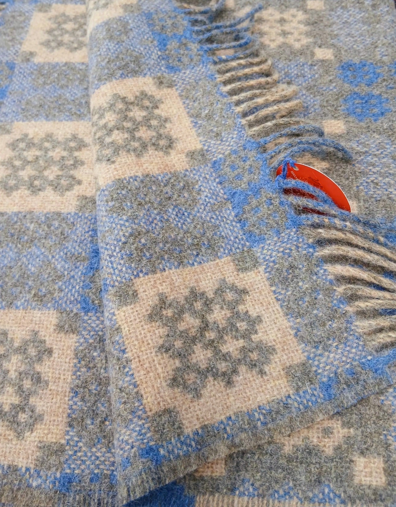 Welsh Tapestry Woollen Blanket Throw by Rock Mill in Choice of Colours