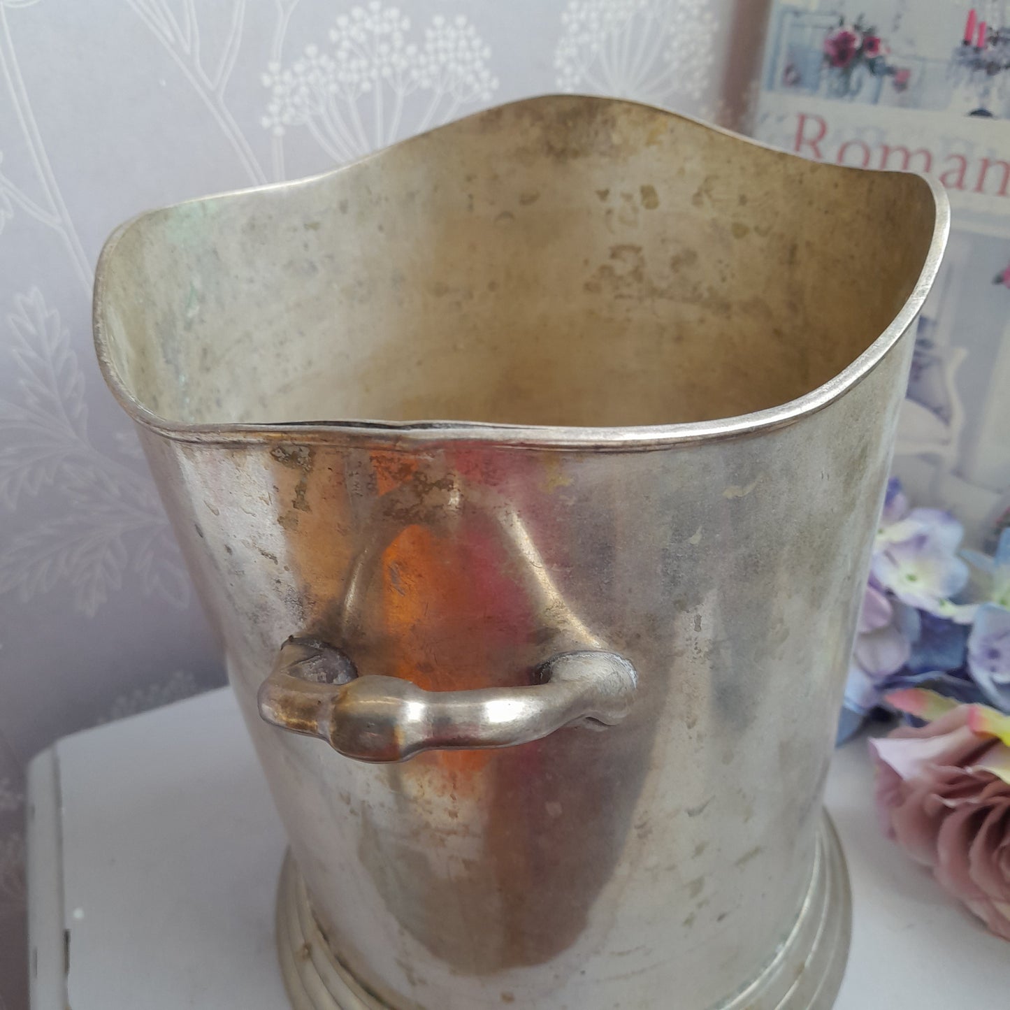 Art Deco French Silver Plate Hallmarked Louis Roederer Champagne Bucket