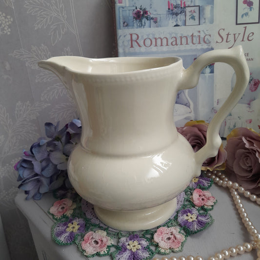 Darling Large Cream Victorian Jug in Elegant Shape