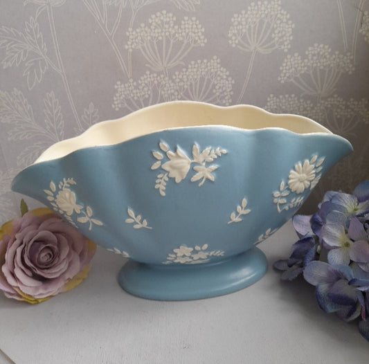 Antique Blue & White Mantle Vase