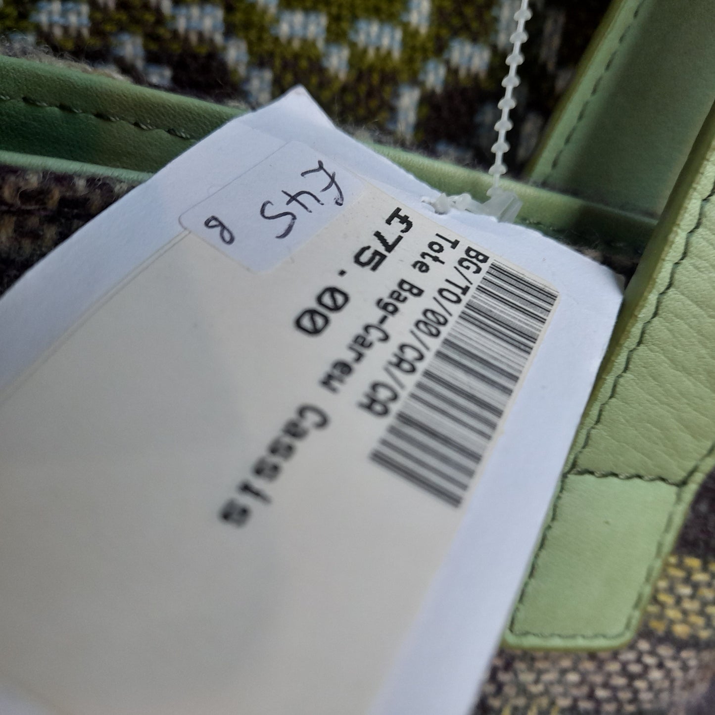 Welsh Tapestry Melin Tregwynt Handbag in Purple & Green New With Tags