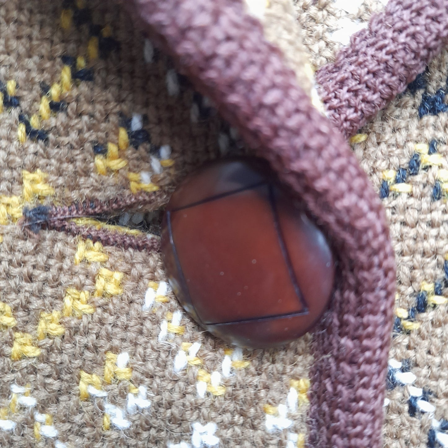 Vintage Welsh Wool Tapestry Coat in Mustard Full Length Size 16