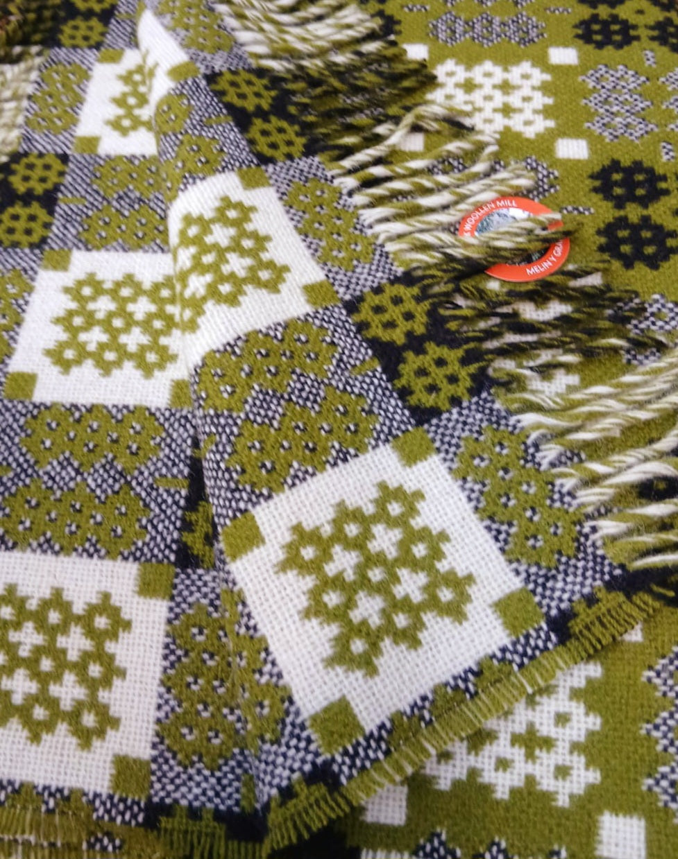 Welsh Tapestry Woollen Blanket Throw by Rock Mill in Choice of Colours