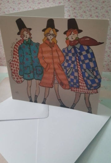 The Welsh Girls Greeting Card