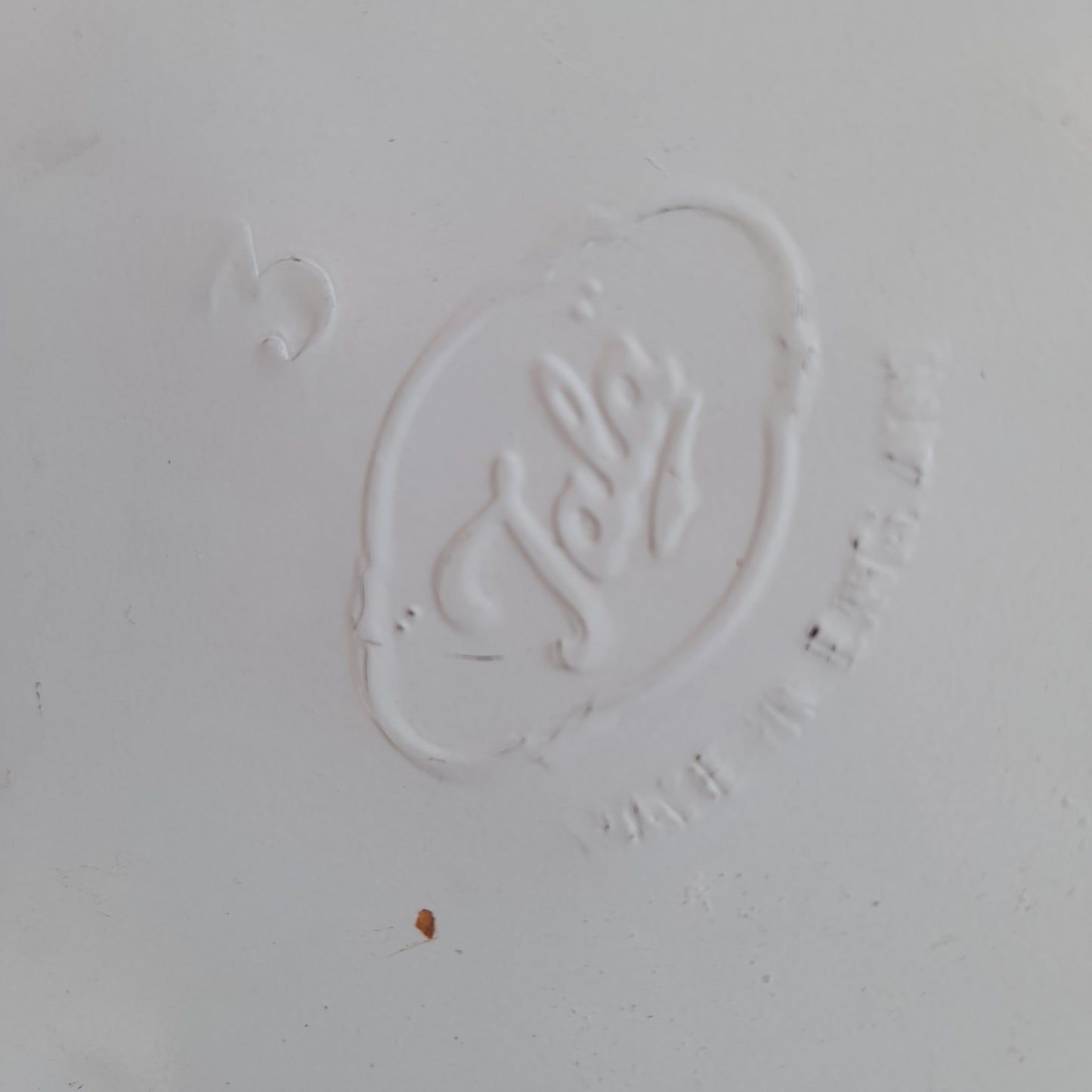 Vintage Tala Biscuit Tin in Red & Cream Enamel