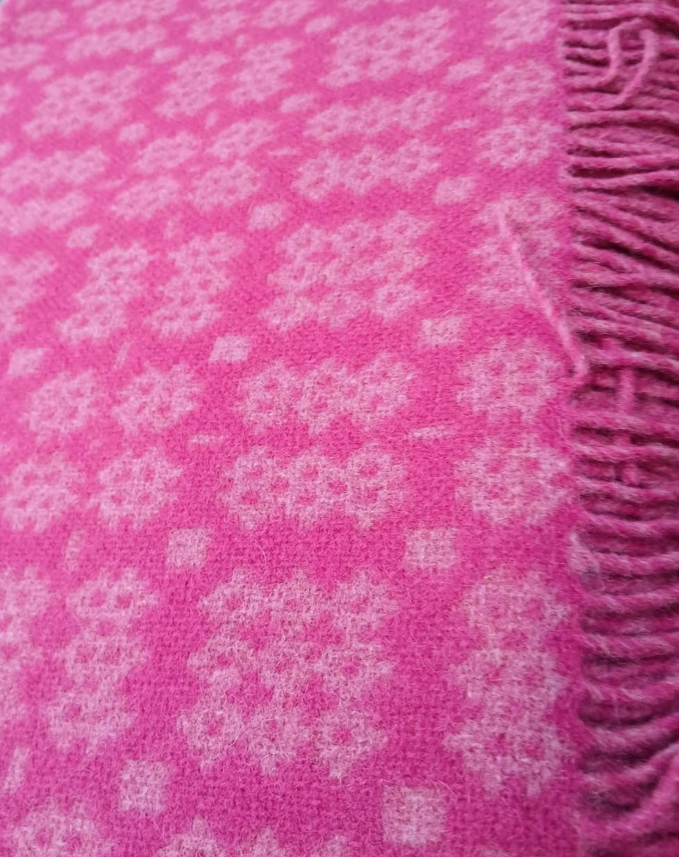 Welsh Tapestry Woollen Blanket Throw by Rock Mill in Choice of Colours