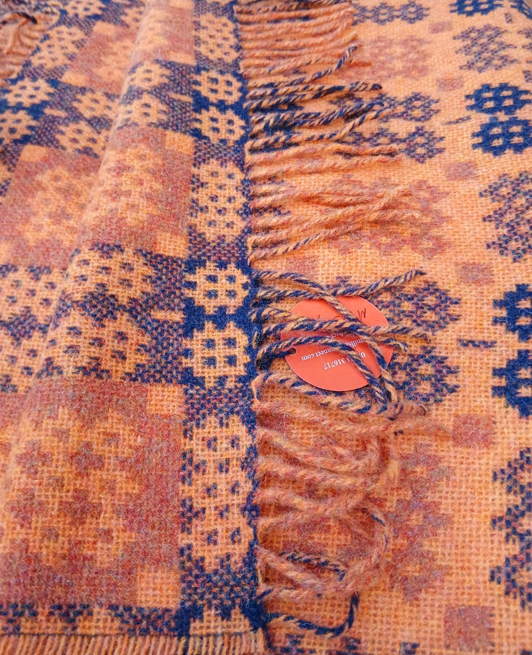 Welsh Tapestry Woollen Blanket Throw by Rock Mill in Choice of Colours