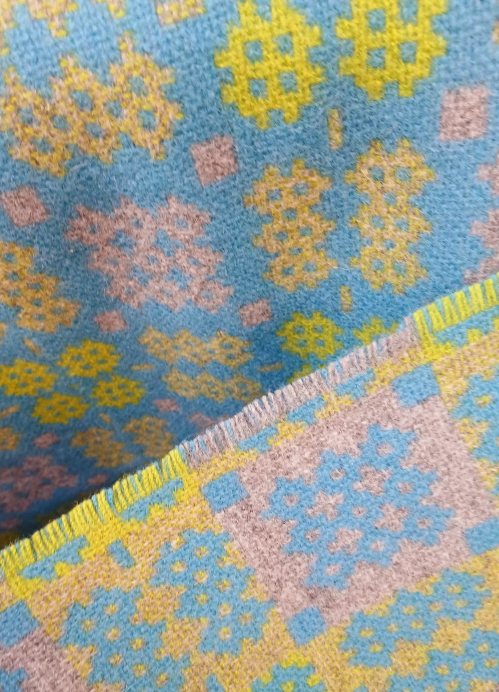 Welsh Tapestry Woollen Blanket Throw by Rock Mill in Choice of Colours